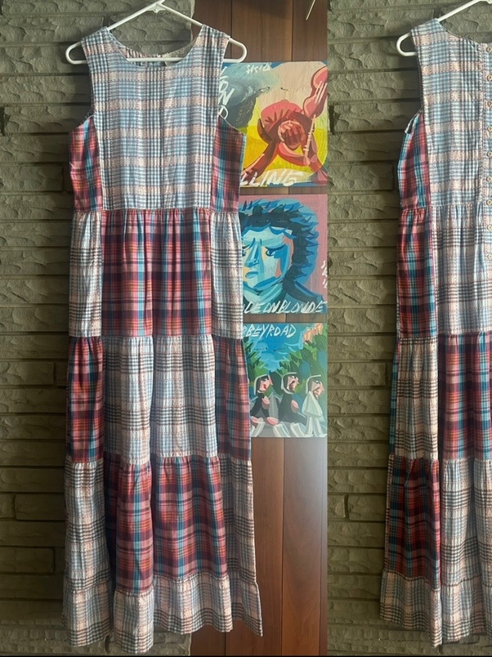 Ace & Jig Dress. Dorothy Dress in Wish/Chance. Size S